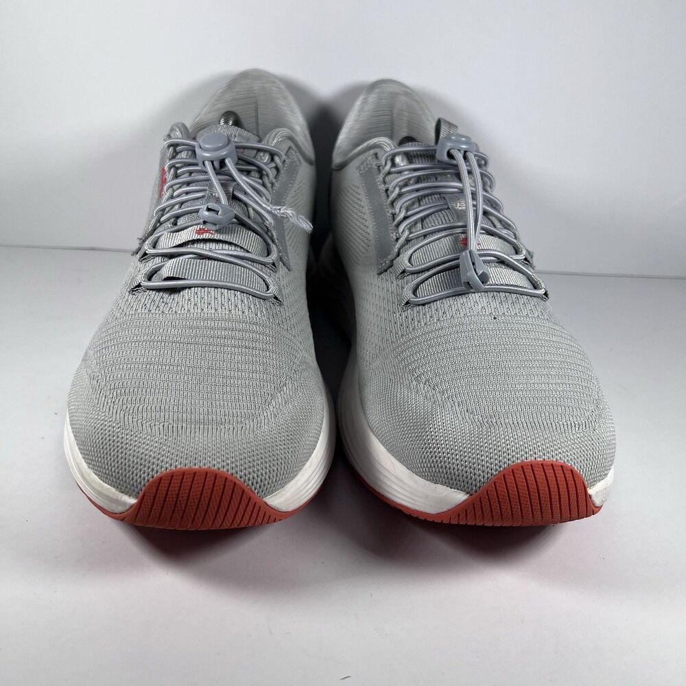 Kuru Atom Quick Lace Gray Comfort Athletic Shoes Sneakers Men's Size 13 - Picture 2 of 8